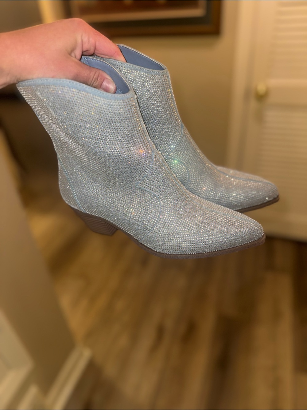 Jessica Simpson Ostelle Rhinestone Western Bootie